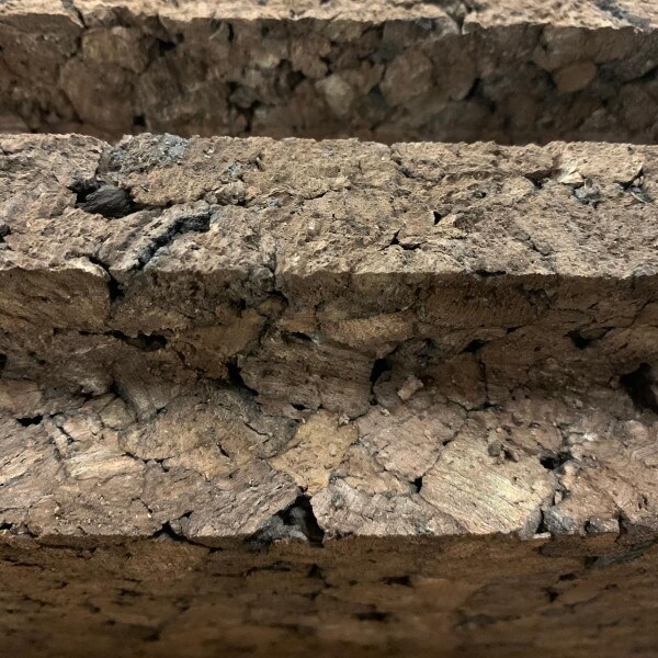 Insulation cork cladding